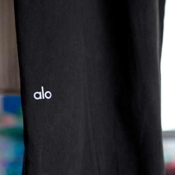 Alo High-Waist Risk Taker Trouser Black XS - Picture 4 of 11